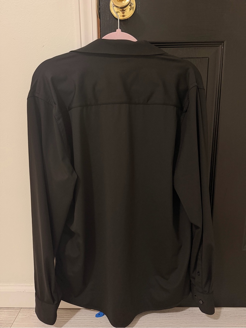 Kenneth Cole Black Men's Button-Front Shirt Jacket - Picture 3 of 3